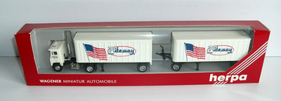 Herpa H0 Hängerzug 855000 Frightliner Riteway 1:87