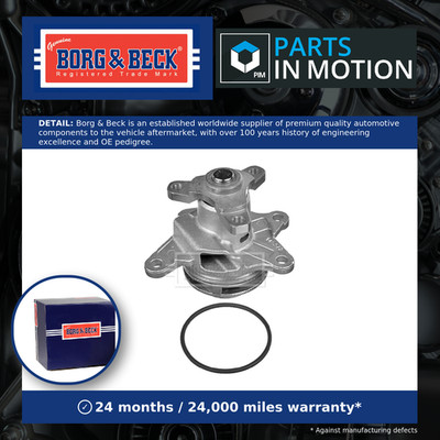 Water Pump BWP2308 Borg & Beck Coolant 6000616650 6262000007 626200007 Quality