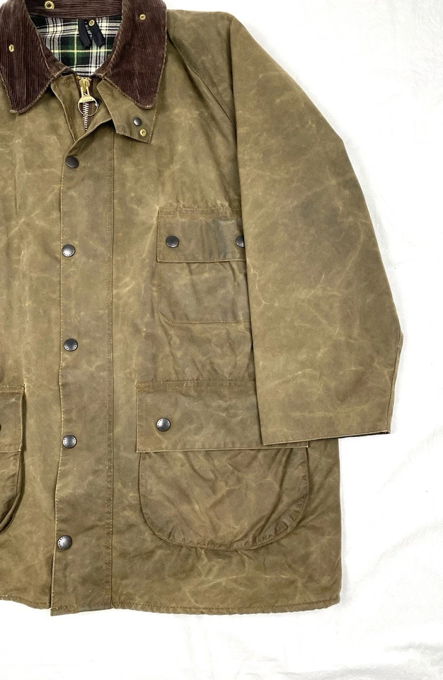 Cerniera vintage Barbour A98 Solway C48/122 cm, XXL, rara - Immagine 4 di 4