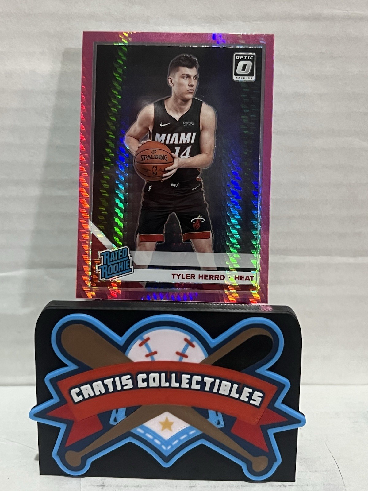 2019-20 Donruss Optic Tyler Herro Hyper Pink Rookie RC #172 Heat