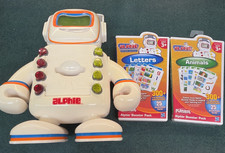 Playskool ALPHIE Electronic Teaching Robot Two Booster Packs
