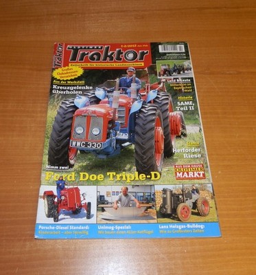 Oldtimer Traktor 1-2/2012, Kreuzgelenker überholen, Ford Doe Triple D, Porsche