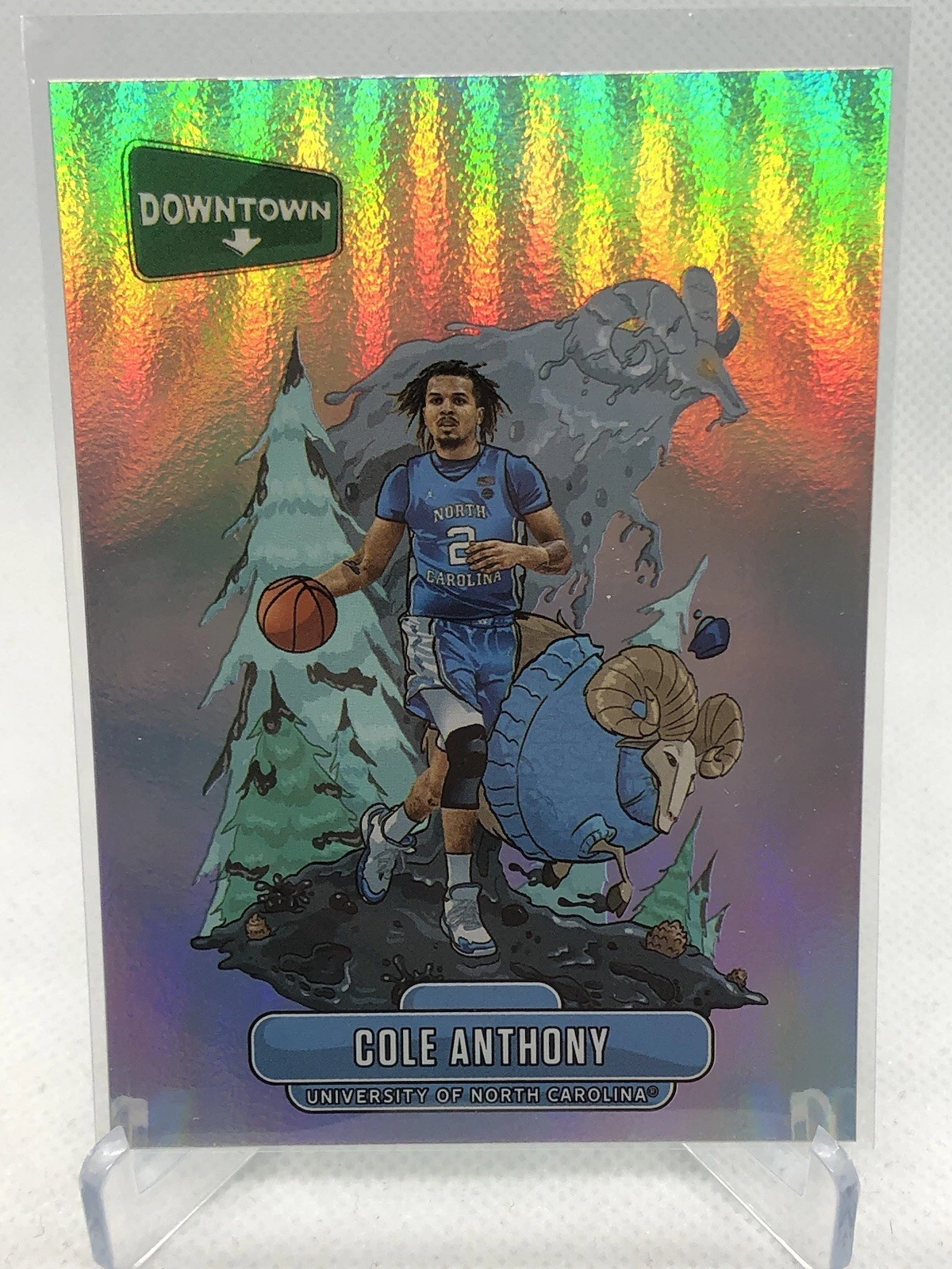 Cole Anthony 2020 Prizm Draft Picks #D3 Downtown /(SSP