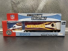 2003 Washington Redskins NFL Team Collectible Die Cast Tractor-Trailer- Fleer