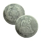 1875 Seated Liberty Dime 10C Silver Philadelphia Mint Business Strike