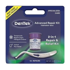DenTek Temparin Max Advanced Dental Repair Kit, Loose Cap Set, 13 Repairs