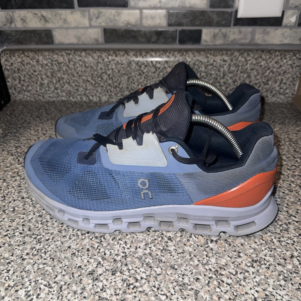 On Cloudstratus 2.0 Lake Flare Road‎ Running Shoes Men\'s Size 9 Blue On Cloudstratus Lake/Flare main image 3