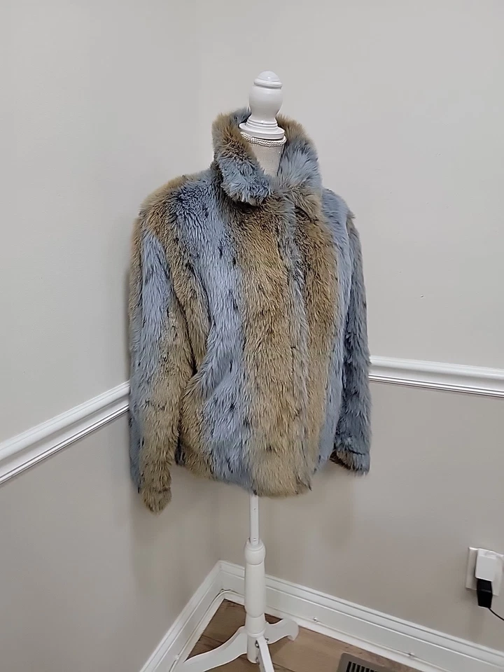 VTG Wilsons Leather Maxima Y2K Reversible Faux Fur Jacket – Size M - Image 3 of 4