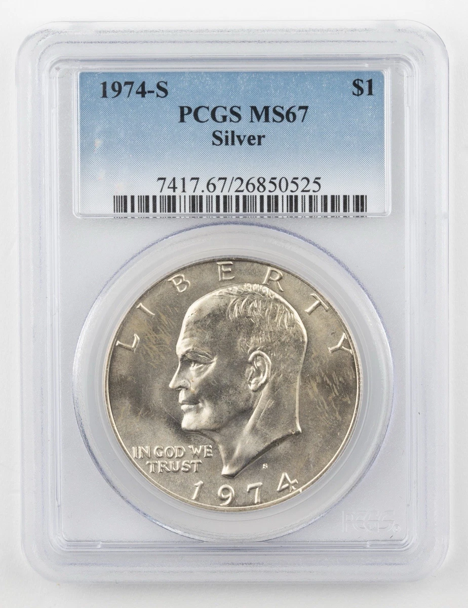 MS 67 Graded Eisenhower Dollars (1971-1978) for sale | eBay