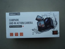 New Factory Sealed Campark V40 UHD 4K Action Camera Dual Color Screen Display