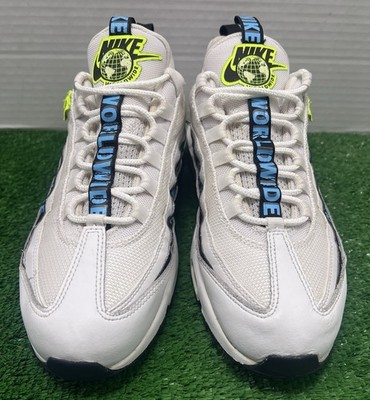 Size 8.5 - Nike Air Max 95 Worldwide Pack - White - A+ Gently Used