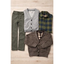 Boys Clothing Lot Size 5T/5 Gioberti/ Gymboree Cardigan, Hudson Pants, Jacket