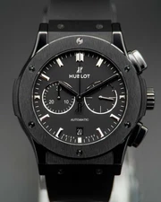 Hublot Classic Fusion Chronograph Black Magic Ceramic 42mm 2021 Box & Papers
