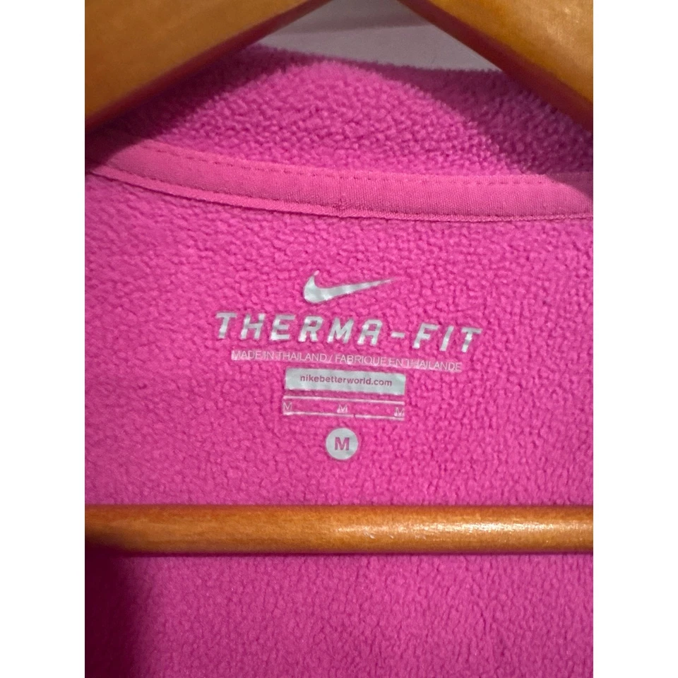 Sudadera Nike Therma Fit Sudadera con Capucha Cremallera Completa Para Mujer Manga Larga Mediana Rosa Foto 3 de 4