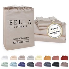 Bella Coterie Luxury Bamboo Viscose King Size Sheet Set