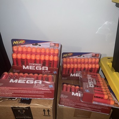 NEW NERF N-Strike Mega 5x 20-Pack Foam Darts Refill Pack NIP Sealed (100 Darts)