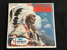 SAWYER'S View-Master B 725 THE AMERICAN INDIAN Circa 1962 Issue Native American