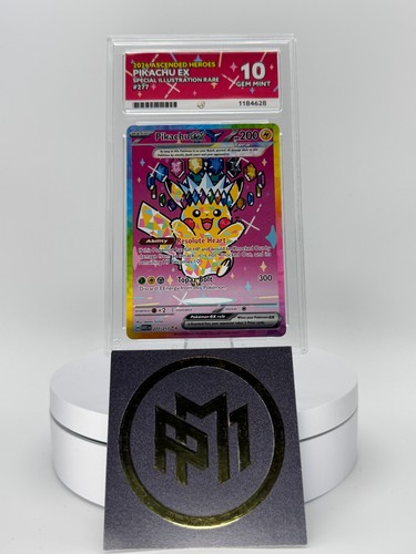 Pikachu ex graded ACE 10 for sale on eBay