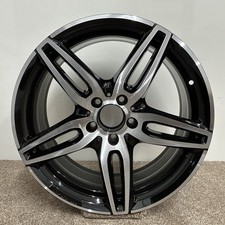 MERCEDES W213 E-CLASS AMG FRONT ALLOY WHEEL 8x19 ET43 BLACK CUT A2134012000