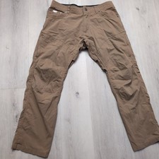Kuhl Konfidant Air Pants Mens Size 34 Brown Lightweight Hiking Outdoors