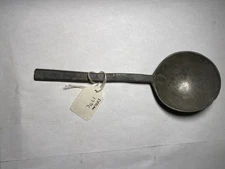 17th Century Frisian Pewter Spoon Marked Leer  Crown 1 0 - Leer, Germany?