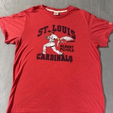 Men  s XL St. Louis Cardinals Albert Pujols Graphic T-Shirt Red MLB Baseball