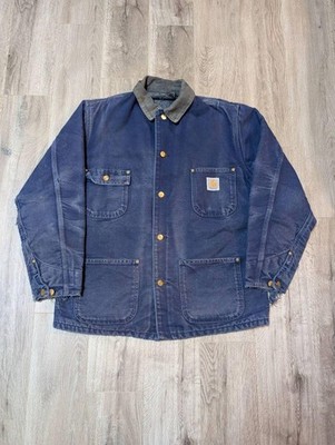 Carhartt × STUSSY CHORE COAT Men's Carhartt WIP x Stussy Chore Coat Teal / Dark Navy Stone Size