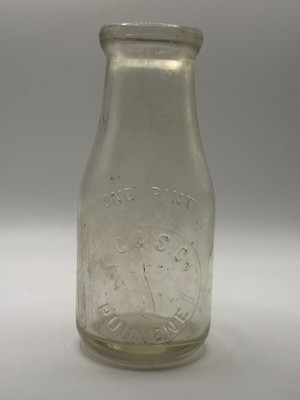 Maui Hawaii Milk Bottle H.C.&S. Co. Puunene