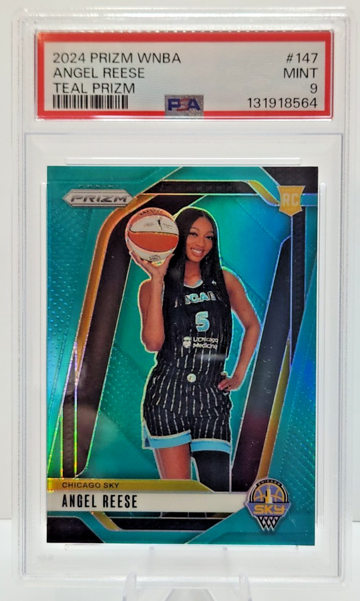 2024 Panini Prizm - WNBA Angel Reese #147 - Teal Prizm /49 - ROOKIE
