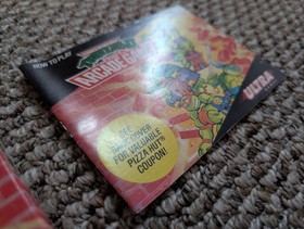 TMNT NES Ninja Turtles II 2 Nintendo 1990 Pizza Hut Authentic Box Manual NO GAME