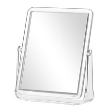 Vanity Mirror Make up Mirrors on Stand Double Sided Desk Makeup Tabletop Mirr...