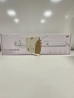 T3 SinglePass Curl 1.25 Inch Professional Curling Iron White