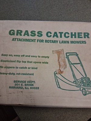  Vintage True Value Grass Bag Catcher N.OS. Lawn Chief Model GC-12 Grass Catcher