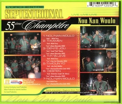 Orchestre Septentrional 55ème Champêtre - Nou Nan Woulo (CD) | eBay