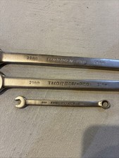 Thorsen-pro Quad Grip Crv Combination Wrench Lot Of 3. 8mm 21mm And 23mm