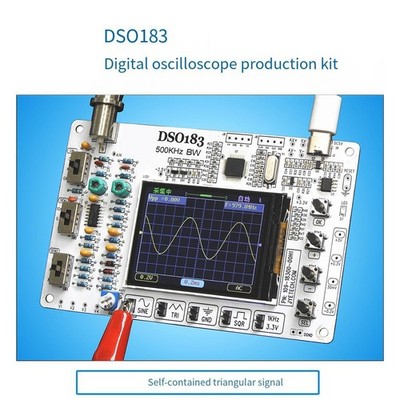 DSO183 500kHz Digital Oszilloskop Kit DC 5V mit Auto Normal Single Trigger