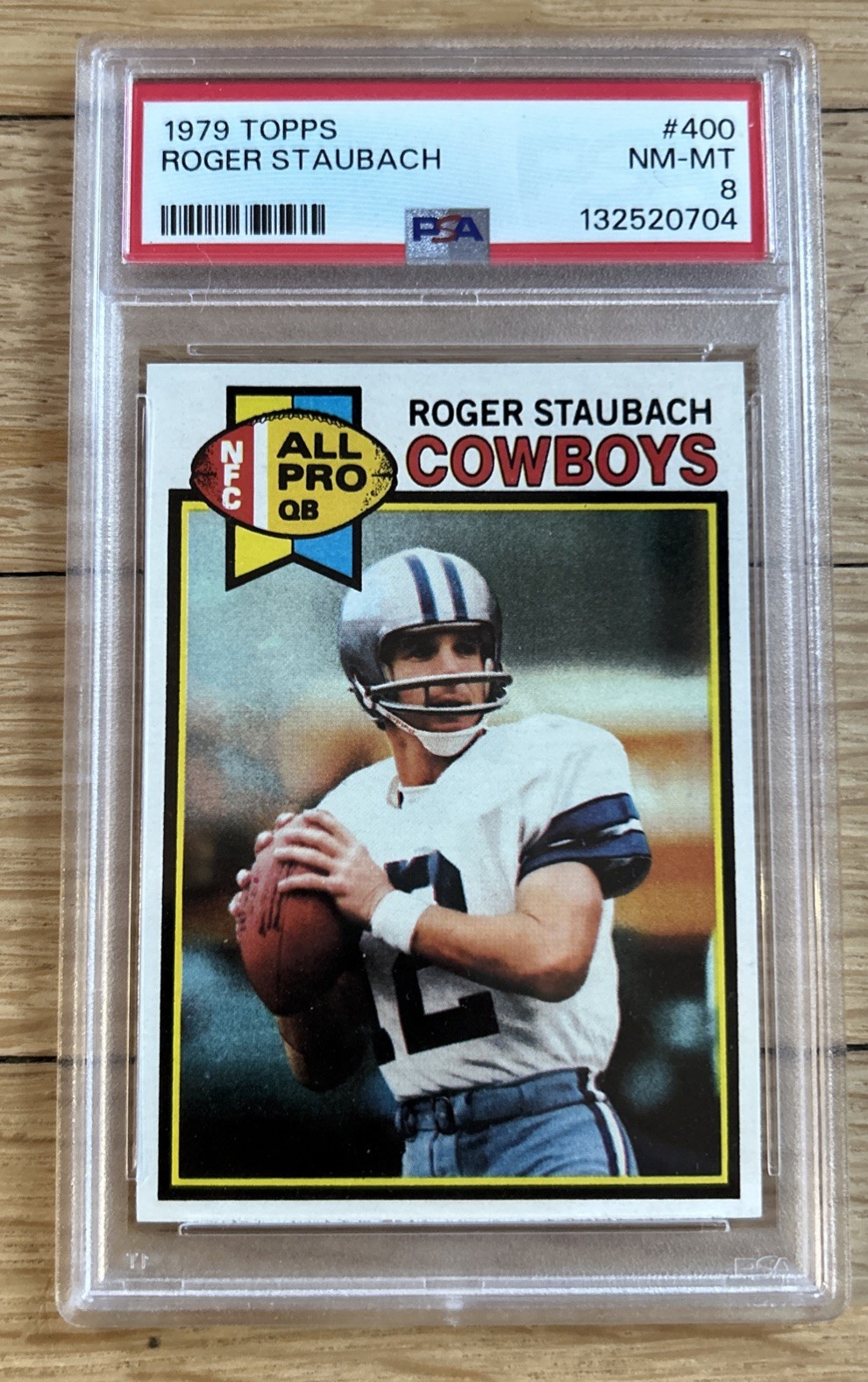 1979 TOPPS #400 ROGER STAUBACH PSA 8 - 50-50 Centering!