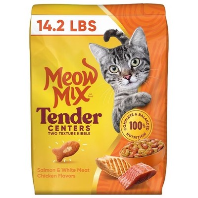 Tender Centers Salmon and Chicken Flavor Dry Cat Food - 14.2lbs