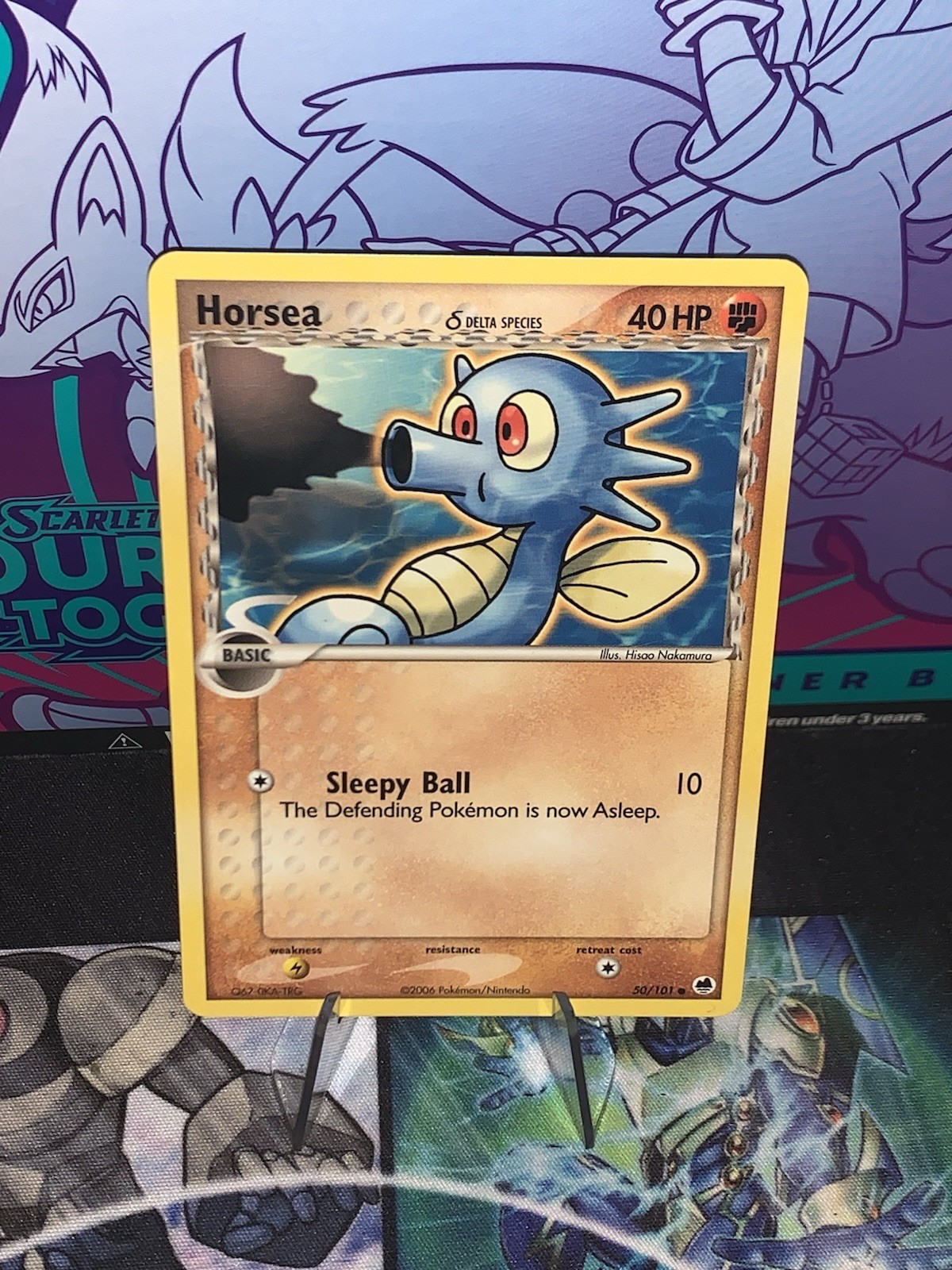 Horsea - (Delta Species) 50/101 Dragon Frontiers Regular LP