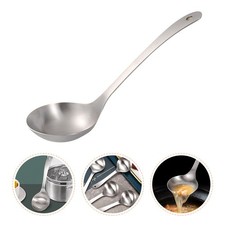 Reusable Stainless Steel Rice Spoon Lightweight Household Soup Spoon Silver