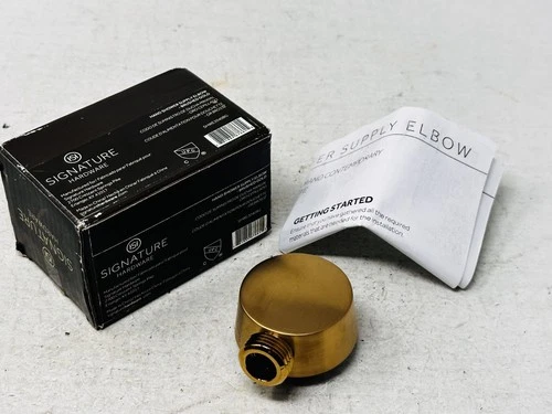 Signature Hardware SHWE2040BG Shower Supply Elbow for Hand Showers, Brushed Gold - Picture 1 of 5