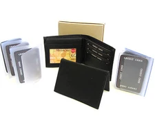 FATHERS DAY GIFT BOX 4 IN 1 WALLET INSERTS CREDIT CARD HOLDER GIFT IDEA NEW 
