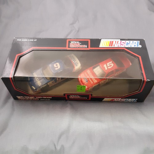 NASCAR Racing Champions 2 Cars Set #9 Bill Elliot #15 Morgan Shepherd 1:43 Scale