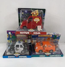 CHEVRON CARS Toy Collectible LOT OF 3 CITY THEMED CARS Payton Patty Holly