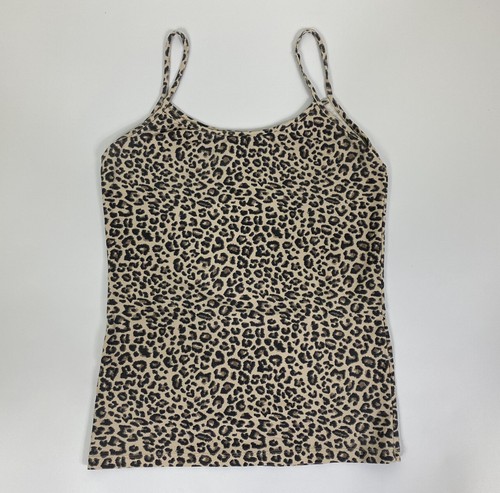 Zara Basic T Shirt Leopard Print Tank 