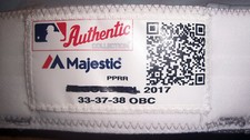 TYLER GOEDDEL (Phillies) #2 2017 Game Used/Worn (33-37-38 OBC) ROAD PANTS