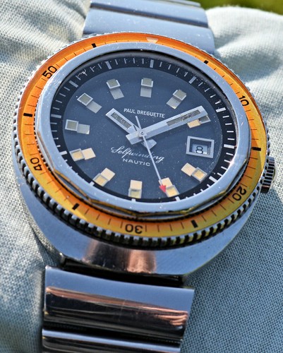Rarissimo Orologio Sub Diver con Ghiera in Bachelite 500 Paul Breguette by Ebel - Imagen 16 de 24