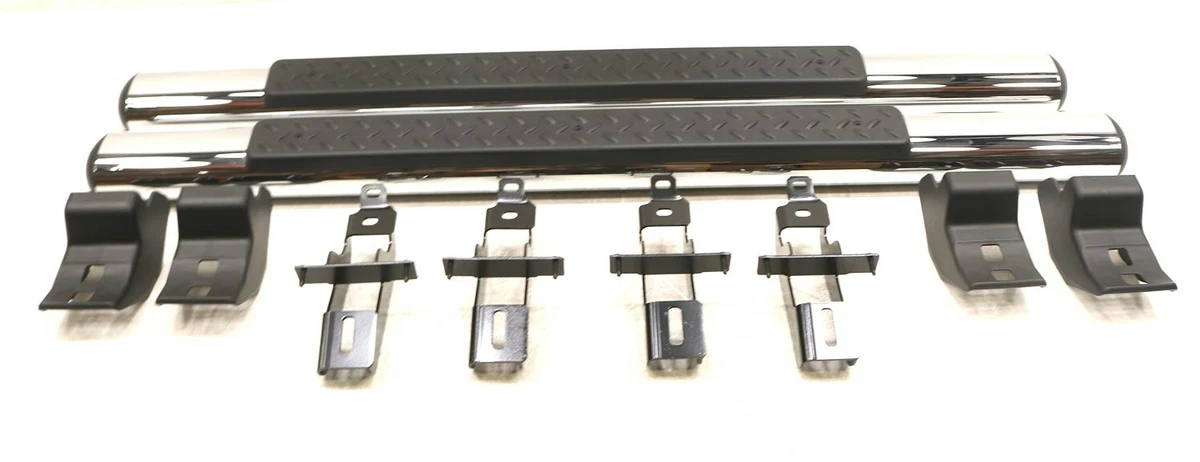 NEW OEM Mopar Chrome Tubular Side Steps 82210563AF Jeep Wrangler 2-Door 07-17