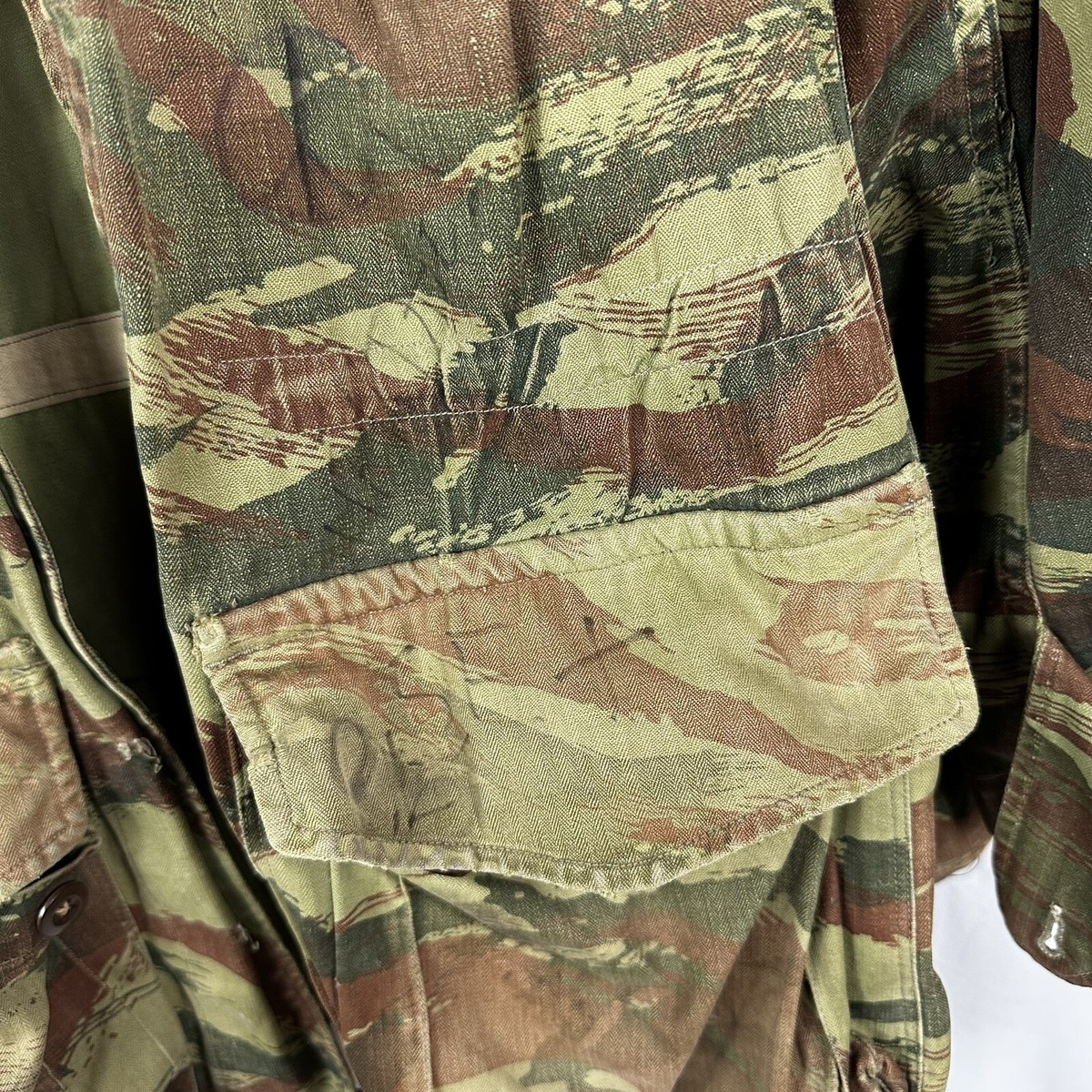 Original m47 French Lizard Camo Jacket 1960s Customized Peace 