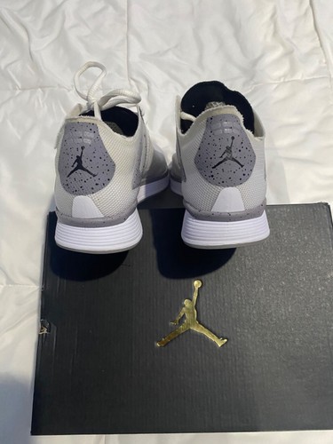 Nike Jordan 89 Racer White Black-Cement Grey with box Men 8.5 - Picture 4 of 6